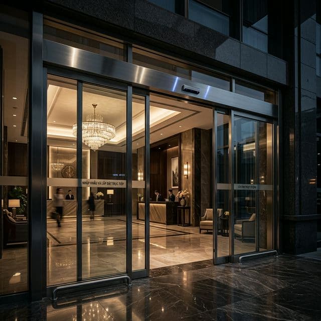 Cửa Kính Trượt Tự Động