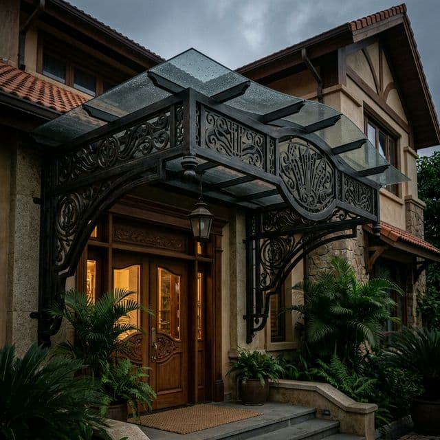 Mái Che Sắt Nghệ Thuật