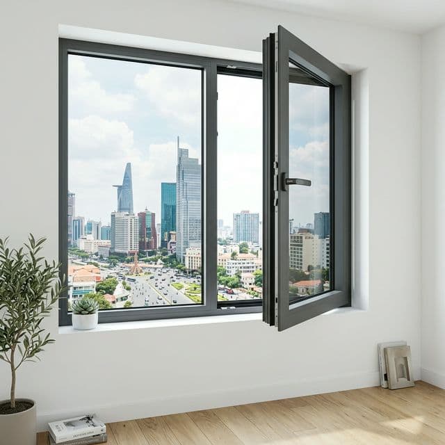 Cửa Nhôm Cầu Cách Nhiệt